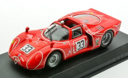 Immagine di ALFA ROMEO 33.2 N.33 6 H WATKINS GLEN 1968 KWECH-MARTINO 1:43