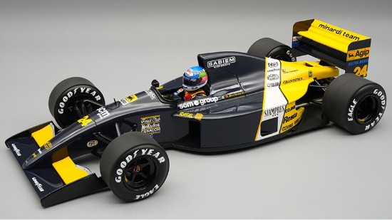 Immagine di MINARDI M191 N.24 SPA GP 1991 G.MORBIDELLI W/DRIVER 1:18