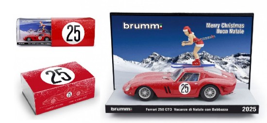 Immagine di FERRARI 250 GTO VACANZE DI NATALE 2025 CON BABBAZZA  LIM.200 1:43