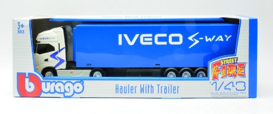 Immagine di BILICO IVECO S-WAY BIANCO/BLU 1:43