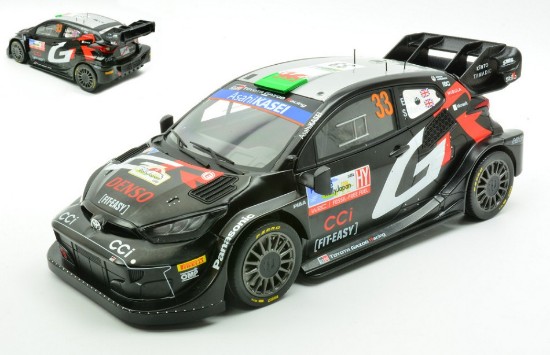 Immagine di TOYOTA GR YARIS N.33 RALLY1 HYBRID RALLY JAPAN 2024 EVANS-MARTIN 1:18
