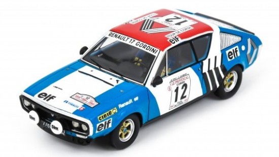 Immagine di RENAULT 17 N.12 8th TOUR DE CORSE 1974 J.F.PIOT-F.JAUBERT 1:43