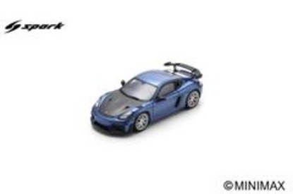 Immagine di PORSCHE 718 Cayman GT4 RS - Cobalt blue metallic with Weissach Pack 1:43