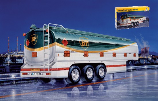 Immagine di RIMORCHIO CISTERNA TOPAS KIT 1:24