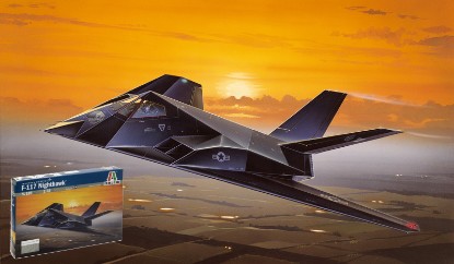 Immagine di AEREO F-117 NIGHTHAWK 2 VERSIONS DECALS KIT 1:72