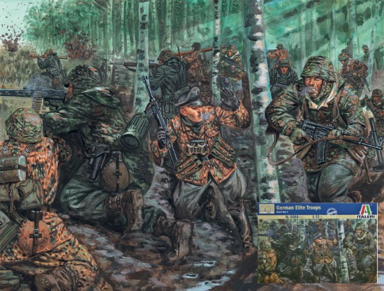 Immagine di GERMAN ELITE TROOPS WW II KIT 1:72