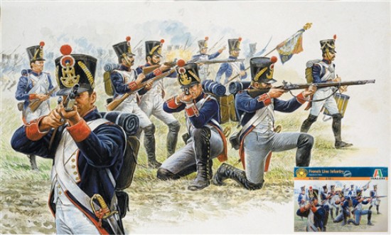 Immagine di LES BLEUS FRENCH INFANTRY KIT 1:72