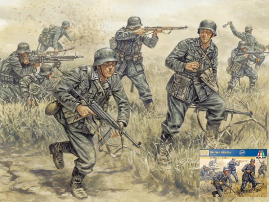 Immagine di GERMAN INFANTRY KIT 1:72