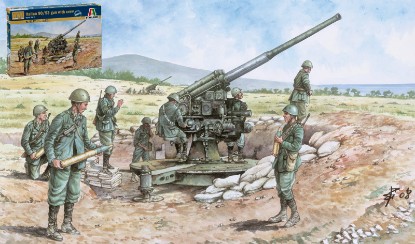 Immagine di ITALIAN 90/53 GUN C/FIG.KIT 1:72