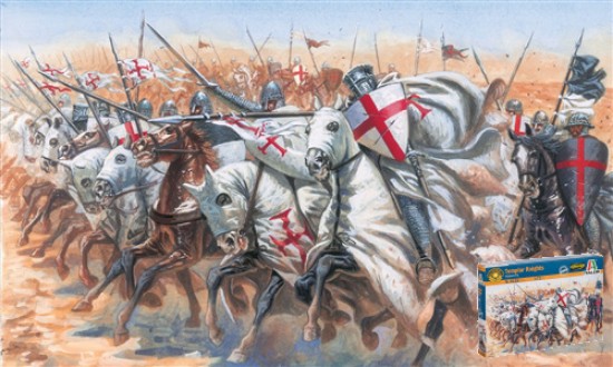 Immagine di CAVALIERI TEMPLARI KIT 1:72