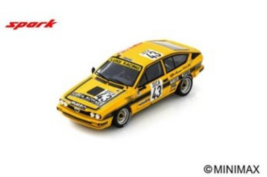 Immagine di ALFA ROMEO GTV6 N°43 24H Spa 1982
M.Micangeli-G.Francia-G.Cremer 1:43