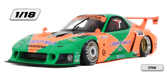 Immagine di LB-WORKS RX7 LB SUPER
SILHOUETTE BI-COLOR 2024 1:18