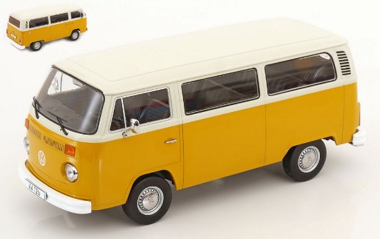 Immagine di VW T2b BUS 1972 YELLOW W/WHITE ROOF 1:18