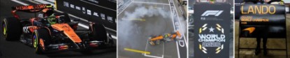 Immagine di MCLAREN N°4 3ème Abu Dhabi 2025 L.Norris 
WC Drivers 2025 w/board 1:43