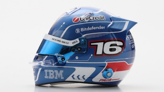 Immagine di HELMET CHARLES LECLERC MIAMI GP 2025 1:5