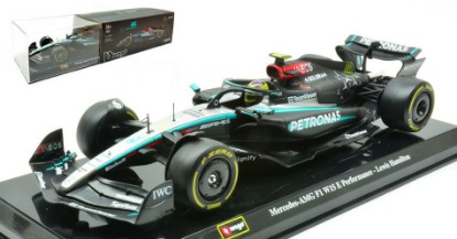 Immagine di MERCEDES AMG W15 N.44 2024 LEWIS HAMILTON SIGNATURE 1:24