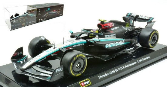 Immagine di MERCEDES AMG W15 N.44 2024 LEWIS HAMILTON SIGNATURE 1:24
