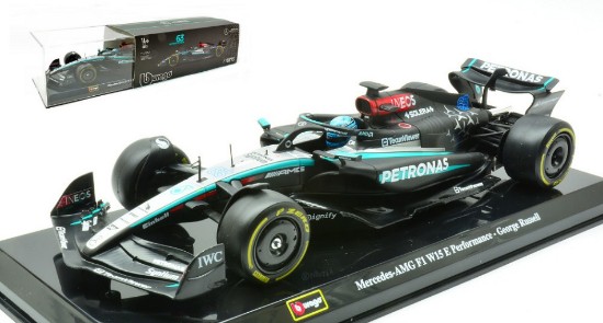 Immagine di MERCEDES AMG W15 N.63 2024 GEROGE RUSSELL SIGNATURE 1:24