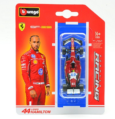Immagine di FERRARI SF-25 N.44 2025 LEWIS HAMILTON BLISTER 1:64