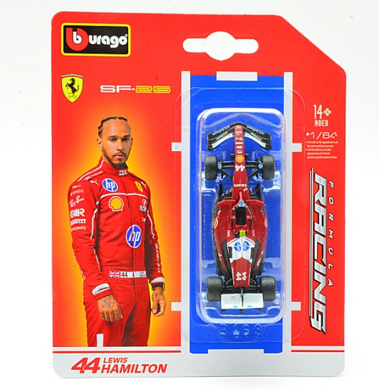 Immagine di FERRARI SF-25 N.44 2025 LEWIS HAMILTON BLISTER 1:64