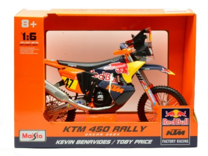Immagine di KTM 450 N.47 KEVIN BENAVIDES DAKAR RALLY 2024 1:6