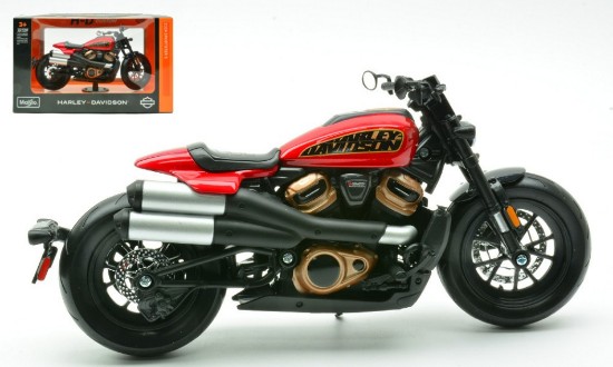Immagine di HARLEY DAVIDSON SPORTSER S 2024 RED METALLIC 1:12
