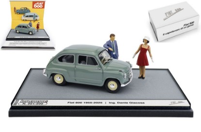 Immagine di FIAT 600 1a SERIE 1955 70mo ANNIVERSARIO LIMITED Pz.200 1:43
