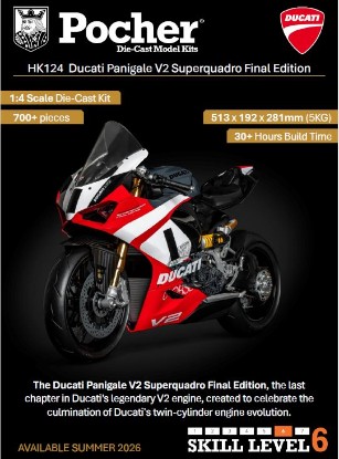 Immagine di DUCATI PANIGALE - V2 SUPERQUADRO Final Edition  KIT 1:4