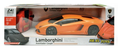 Immagine di LAMBORGHINI AVENTADOR SC ORANGE RADIOCOMANDO 1:18