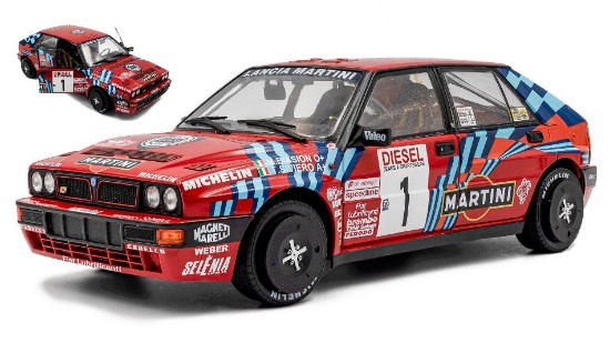 Immagine di LANCIA DELTA HF INTEGRALE N.1 RALLY SAN REMO 1989 BIASION-SIVIERO 1:18