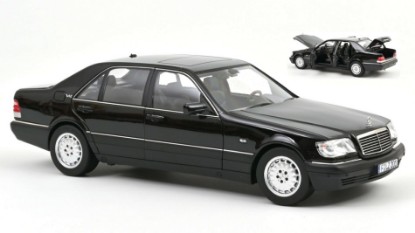Immagine di MERCEDES S600 1997 BLACK METALLIC 1:18