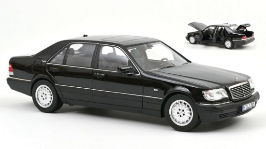 Immagine di MERCEDES S600 1997 BLACK METALLIC 1:18
