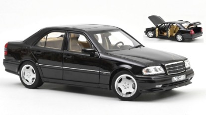 Immagine di MERCEDES C36 AMG 1993 BLACK METALLIC 1:18