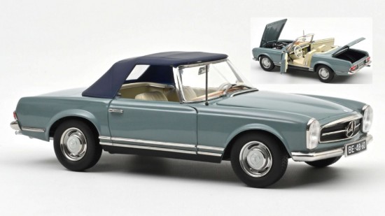 Immagine di MERCEDES-BENZ 230 SL 1963 HORIZON BLUE 1:18