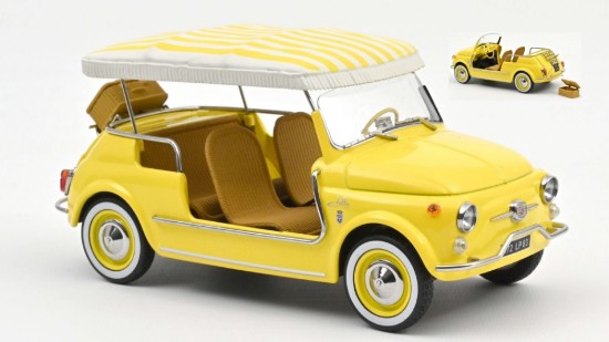 Immagine di FIAT 500 JOLLY 1965 YELLOW 1:18