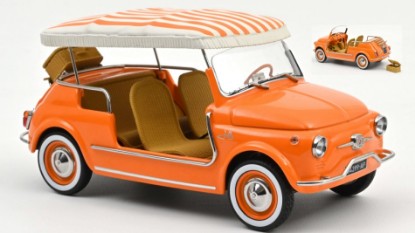 Immagine di FIAT 500 JOLLY 1965 ORANGE 1:18