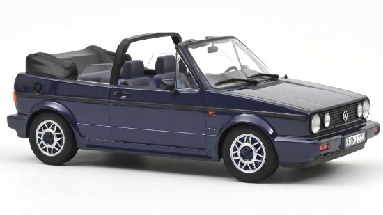 Immagine di VW GOLF CABRIOLET QUARTETT 1992 BLUE 1:18