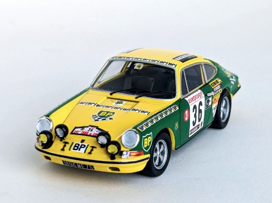 Immagine di Porsche 911 S Tour de Corse 1972 Thierry Sabine/Jean-Pierre Peyroux 1:43
