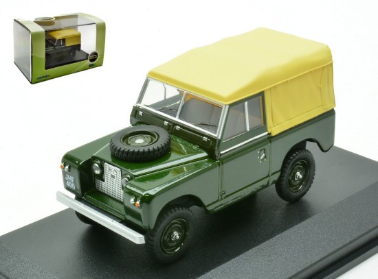 Immagine di LAND ROVER SERIES II SWB SOFT TOP CANVAS GREEN 1:43