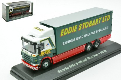 Immagine di SCANIA 94D 6 WHEEL BOX VAN EDDIE STOBART LTD 1:76