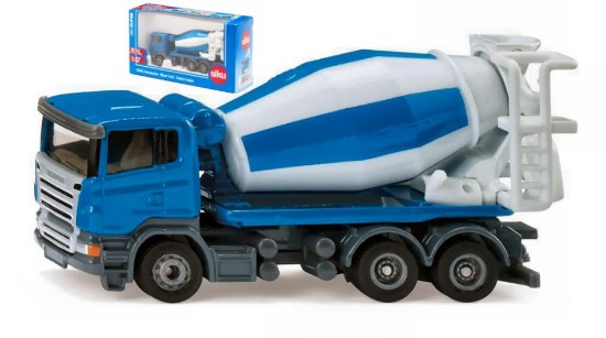 Immagine di BETONIERA BIANCO/BLU 1:87