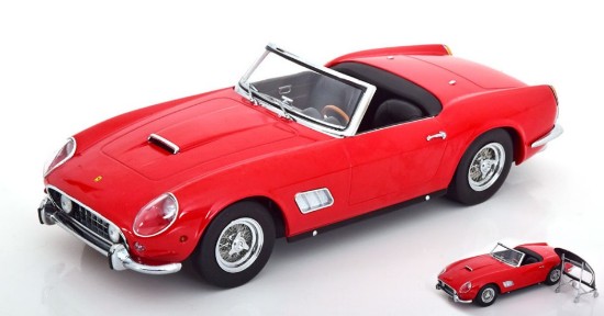 Immagine di FERRARI 250 GT CALIFORNIA SPYDER 1960 EUROPEAN VERSION RED 1:18