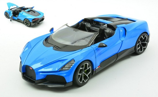Immagine di BUGATTI W16 MISTRAL BLUE 1:24