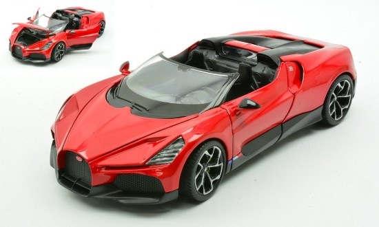 Immagine di BUGATTI W16 MISTRAL RED 1:24