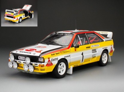 Immagine di AUDI QUATTRO A2 N.1 WINNER RALLY MONTE CARLO 1984 ROHRL-GEISTDORFER 1:18