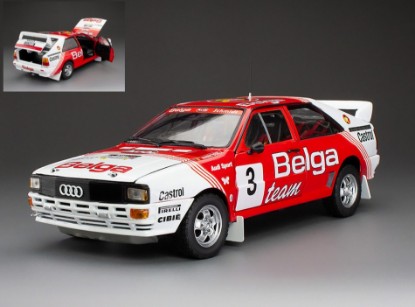 Immagine di AUDI QUATTRO A1 N.3 WINNER RALLY HASPENGOUW 1983 DUEZ-LUX 1:18