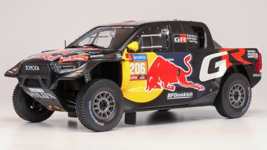 Immagine di TOYOTA GR DKR HILUX EVO T1U N.206 RALLY DAKAR 2024 MORAES-MONLEON 1:18