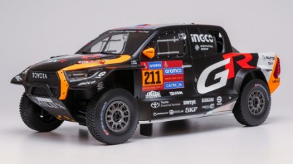 Immagine di TOYOTA GR DKR HILUX EVO T1U N.211 RALLY DAKAR 2025 HENK-BRETT 1:18