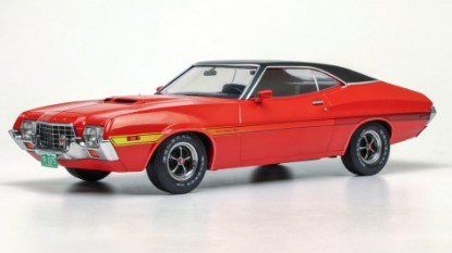 Immagine di FORD GRAN TORINO SPORT 1972 RED/BLACK 1:18
