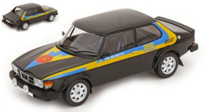 Immagine di SAAB 99 TURBO 1977 BLACK/DECALS 1:18